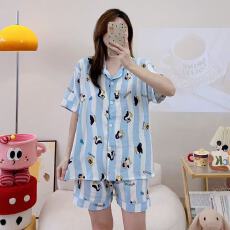 批发小叮当云朵棉韩版少女甜美<b class='q'>可爱</b>短袖短裤卡通夏季<b class='q'>睡衣</b>女家居服套装