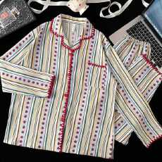 批发小叮当云朵棉韩版少女甜美可爱<b class='q'>长袖</b>长裤卡通春秋睡衣女家居服套装