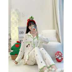 批发小叮当云朵棉韩版少女甜美可爱<b class='q'>长袖</b>长裤卡通春秋睡衣女家居服套装