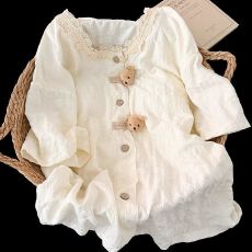 批发小叮当睡衣女春秋新款云朵棉短袖圆领长袖长裤休闲家居服套装