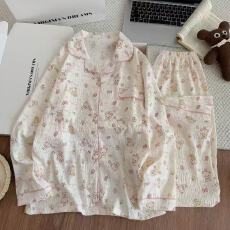 批发小叮当云朵棉长袖长<b class='q'>裤</b><b class='q'>韩版</b>少女甜美可爱卡通春秋睡衣女家居服套<b class='q'>装</b>