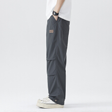 批发2025新款直筒伞兵裤男宽松休闲裤男款户外登山美式工装裤