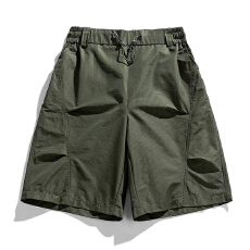 批发2025夏季新款伞兵工装短裤男宽松潮牌百搭ins沙滩五分裤子男