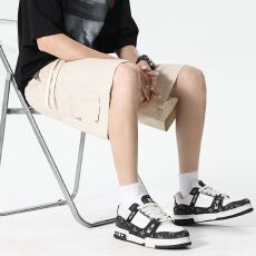 批发2025夏季棉麻短裤薄面料休闲短裤百搭宽松韩版潮流裤子ins五分裤