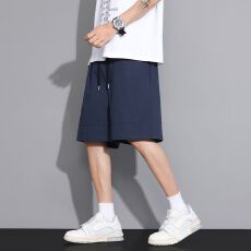 批发实拍2025夏季纯棉短裤薄面料休闲短裤百搭宽松韩版潮流裤子ins潮