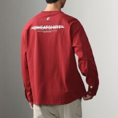 批发实拍2025秋季新款男士纯棉长袖T恤潮牌重磅字母印花宽松体恤