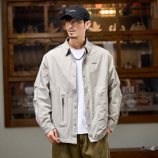 批发实拍2025秋冬新款美式复古时尚老钱风三防双面穿千格鸟<b class='q'>衬衫</b>外套男