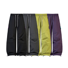 批发实拍2025秋季新款休闲裤男女中性款<b class='q'>户外</b>运动旅游宽松防泼水长裤