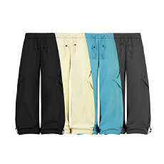 批发<b class='q'>实拍</b>2025秋季新款潮牌拼接结构工装裤男<b class='q'>户外</b>旅游宽松防水休闲长裤