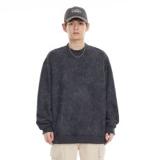 批发实拍2025秋冬新款扎染宽松百搭<b class='q'>休闲</b>男士日系复古街头时尚外搭卫衣