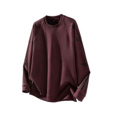 批发实拍2025秋冬新款潮牌印花卫衣男<b class='q'>日系</b>复古宽松套头内搭上衣