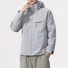 批发冬装<b class='q'>新款</b>重磅羽绒服男多口袋工装风可拆卸连帽90白鸭绒保暖羽绒服