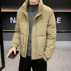 批发实拍冬季新款立领<b class='q'>羽绒服</b><b class='q'>男</b>新国标简约轻薄潮流工装保暖羽绒外套