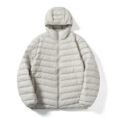 批发冬季轻薄连帽羽绒服男女中性款新国标90绒有质检报告 재고있음