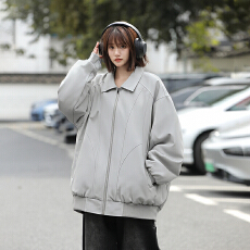 批发实拍2026<b class='q'>春</b>季新款休闲夹克男女外套青年时尚简约夹克衫立领上衣