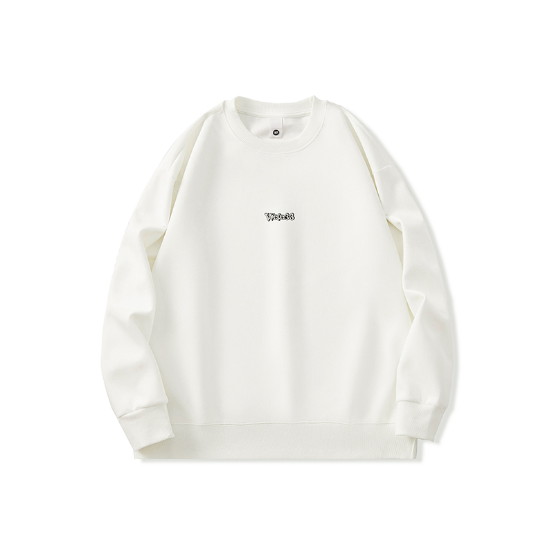 비밀 텍스트 선적 안정 가을 겨울 새로운 품질 후드티 라운드 넥 남녀 같은 단락 3 차원 알파벳 트렌드 프린트