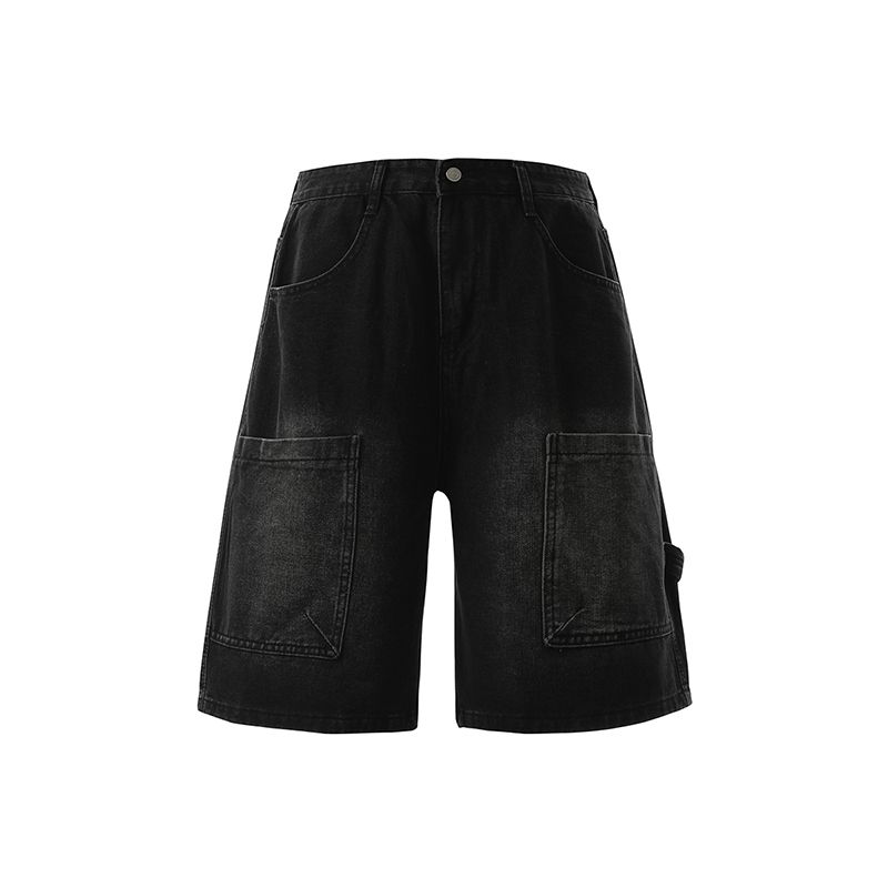 실사 2026 여름 새로운 아메리칸 조수 브랜드 워크웨어 청바지 남자 루즈핏 스트레이트 레트로 워싱 캐주얼 바지