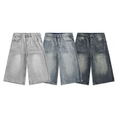 批发实拍2026夏季<b class='q'>新款</b>美式复古高腰宽松阔腿裤百搭垂感直筒七分牛仔裤