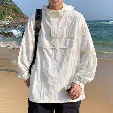 批发实拍夏季新款纳米皱UPF50+防晒衣户外防紫外线冰丝透气防晒服外套