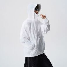批发实拍2026<b class='q'>夏</b>季新款拼接防晒衣服UPF50+连帽户外运动旅游露营防晒