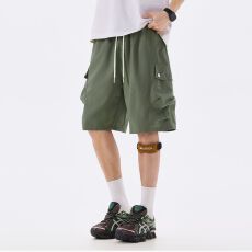 批发<b class='q'>实拍</b>夏季新款<b class='q'>户外</b>山系风工装休闲短裤男百搭简约运动风五分裤