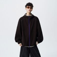 批发实拍2026<b class='q'>秋</b>冬新款卫衣男连帽高品质宽松中性风男女同款开衫外套