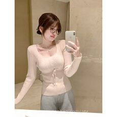 批发官图安迪绒长袖针织打底衫<b class='q'>女装</b>秋冬新款纯色上衣圆领保暖韩版毛衣