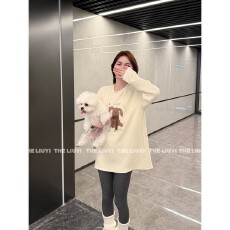 批发官图280克双面德绒长袖t恤打底衫女卡通薄款春<b class='q'>秋</b>新款圆领上衣