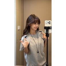 批发官图曼巴棉短袖t恤男女情侣装夏新款设计感插色宽松圆领上衣
