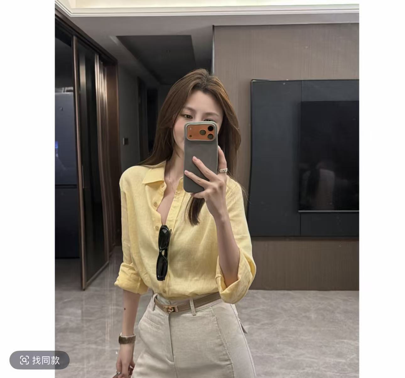 다용도 오래된 돈 낭만주의 느긋한 바람 슬림해 보이는 루즈핏 셔츠