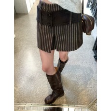 批发已出货//辣妹纽约摩卡磨毛半身裙防走光裙裤冬季新款半身裙<b class='q'>百搭</b>女