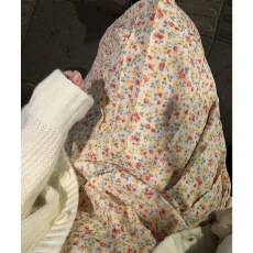 批发已出货//小春日和复古vintage碎花背心百褶四季裙小众<b class='q'>可爱</b><b class='q'>连衣裙</b>