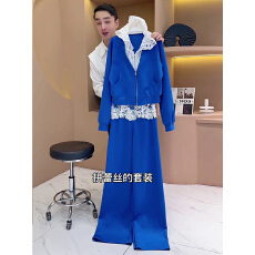 批发欧货休闲运动套装女春秋2025新款<b class='q'>时尚</b>洋气设计感假两件上衣两件套