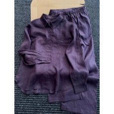 批发老钱风女高端套装休闲运动衬衫春夏<b class='q'>时尚</b>防晒松弛感穿搭潮