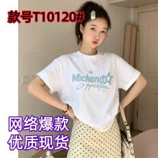 批发<b class='q'>韩版</b>纯棉<b class='q'>大码</b>短袖t恤女胖mm2026夏季新款宽松轻熟小众不撞款上衣