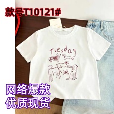批发<b class='q'>韩版</b>纯棉<b class='q'>大码</b>短袖t恤女胖mm2026夏季新款宽松轻熟小众不撞款上衣