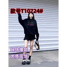 批发<b class='q'>欧美</b>式趣味腊肠狗印花情侣长袖<b class='q'>t</b><b class='q'>恤</b>潮牌重磅纯棉宽松秋冬打底衫