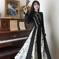 批发秋季流行女装2026新款今年流行的爆款国风复古新中式旗袍连衣裙子