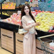 批发粉色甜美休闲条纹慵懒<b class='q'>长裤</b>防晒连帽拉链开衫吊带外套秋季<b class='q'>女</b>三件套