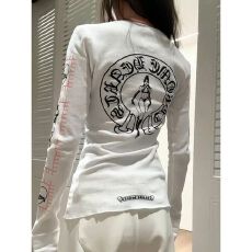 批发原版做工 袖口索罗娜罗纹广州原版<b class='q'>长袖</b><b class='q'>T</b><b class='q'>恤</b>女