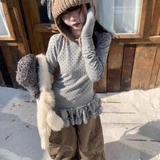 批发慵懒风穿搭<b class='q'>裤</b>子灰色加绒加厚阔腿<b class='q'>裤</b><b class='q'>2026</b>年冬新款垂感显瘦休闲长<b class='q'>裤</b>