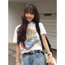 批发21支纯棉-210克（100%棉） 2026年夏装短袖T恤女<b class='q'>印花</b>