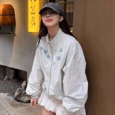 批发夏季透气立领运动防晒衣女2026新款宽松户外轻薄休闲防晒外套上衣