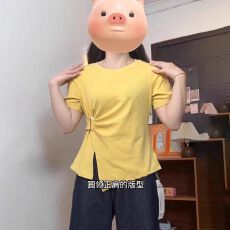 批发40支棉【92棉8氨纶】200斤大码<b class='q'>女装</b>胖MM夏季新款圆领短袖T恤上衣