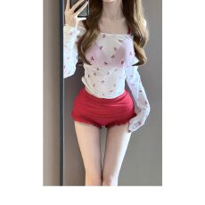 批发재고있음比基尼性感三件套少女甜美小清新2025新款度假防晒高级感