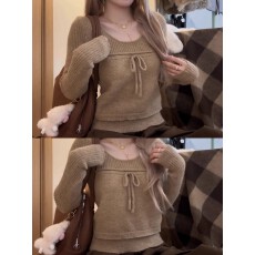 批发设计感针织毛衣女2025新款爆款巨好看秋冬独特漂亮内搭打底衫上衣