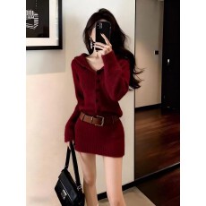 批发超好看春季法式毛衣连衣裙高级感短裙子御姐范女装<b class='q'>轻熟</b>风2026新款