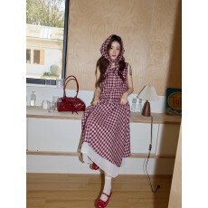 批发格纹<b class='q'>连衣裙</b>