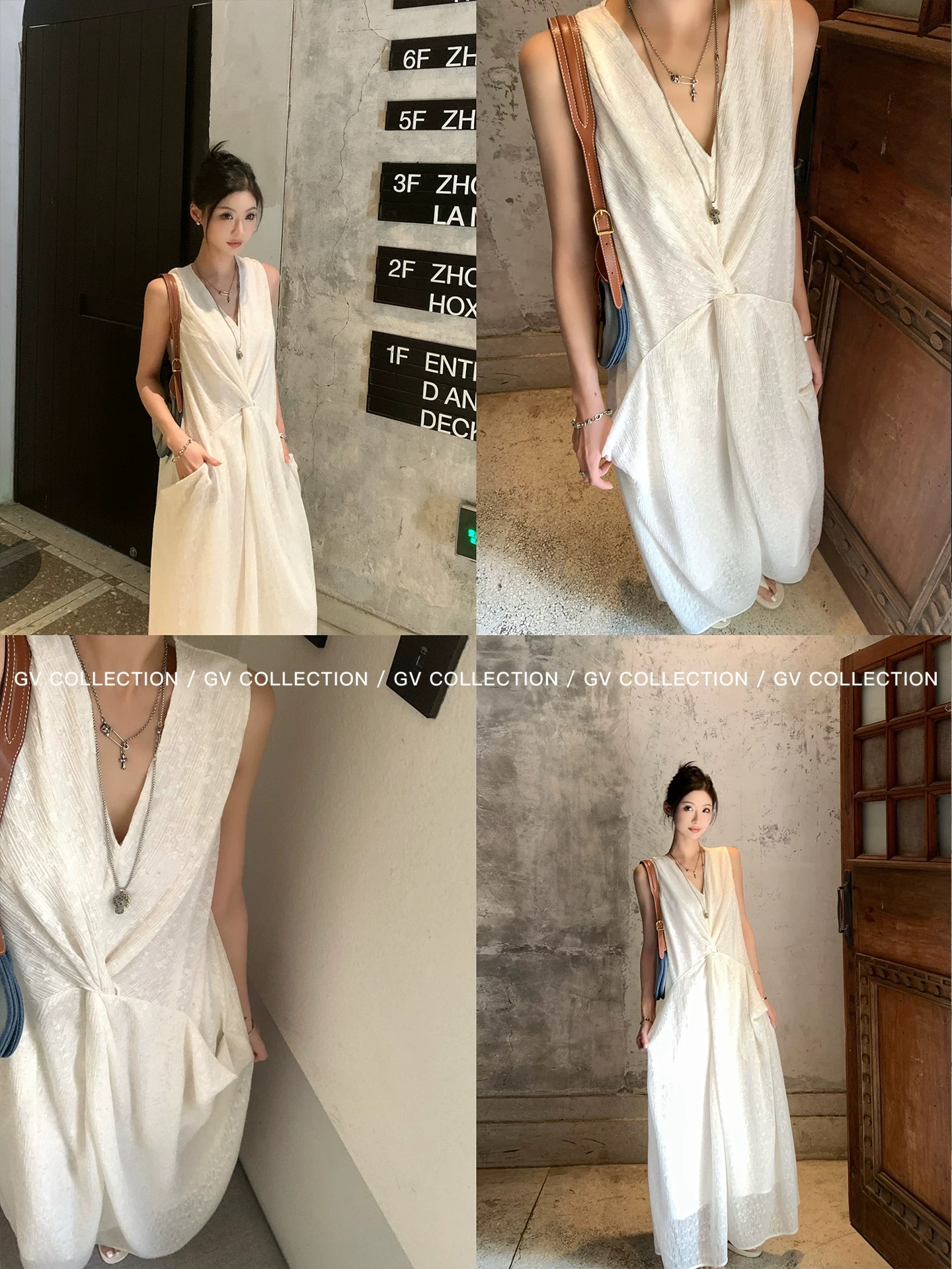 3 차원 자르기 핀치 Pleat 이중층 레이스 드레스