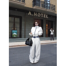 批发实拍 撞色明线立领夹克外套套装女休闲加厚摇粒绒秋<b class='q'>冬</b>弯刀直筒裤